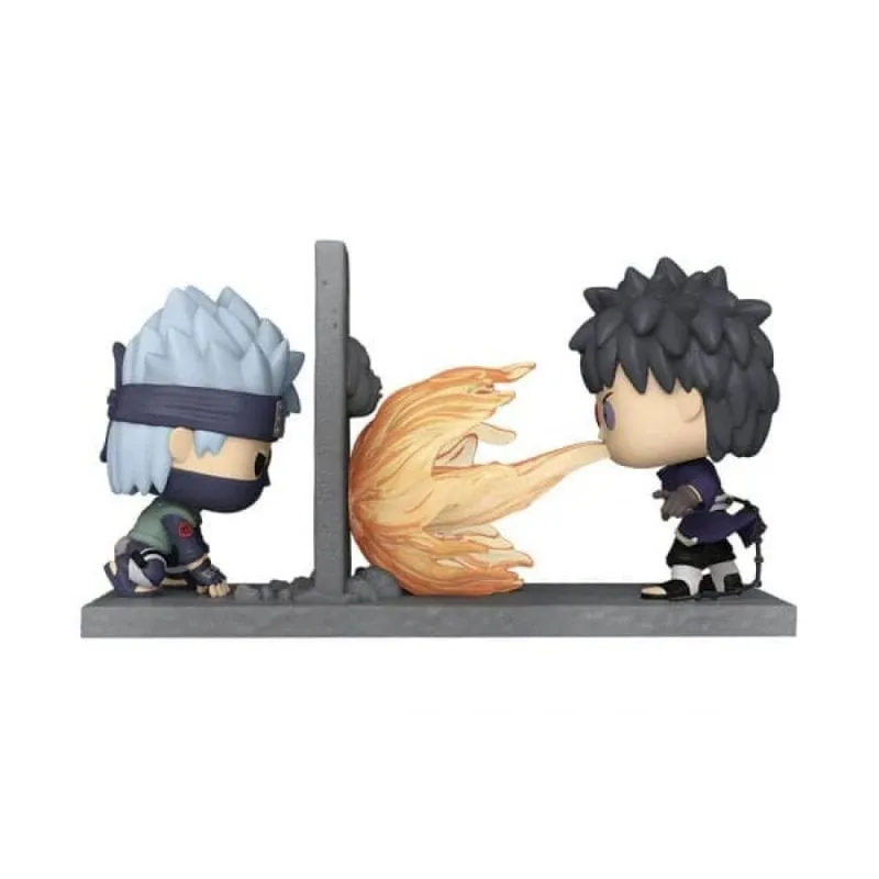 Funko Pop Momento Naruto Shippuden Kakashi contro Obito