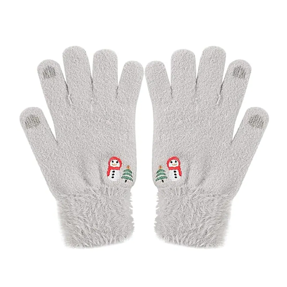 Guanti Invernali Tattici Donna Techsuit ST0011, Taglia 17cm, Grigio