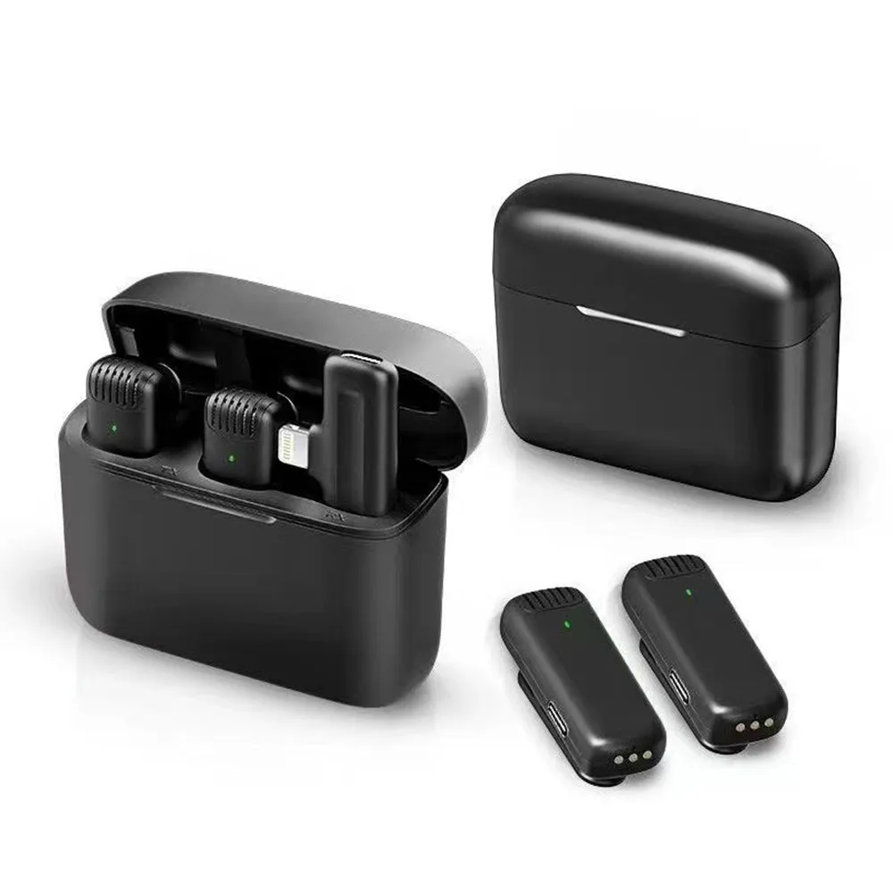 Lavalier Techsuit LW4, Lightning, Set 2 pezzi, Nero