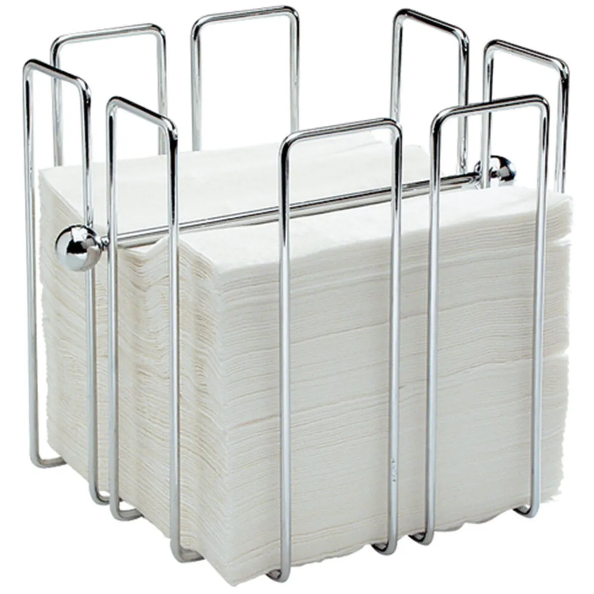 Stalgast Portatovaglioli, cromato, 195 x 195 x 190 mm (LxPxA); 19.5x19x19.5 cm (LxHxP); argento