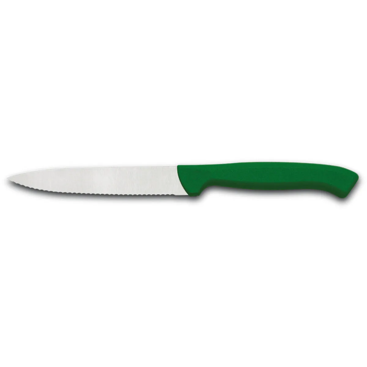 Stalgast Spelucchino serie Zippy, seghettato, verde, 120 mm; verde/argento