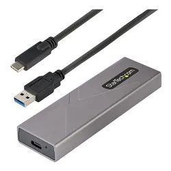 Box esterno hard disk M.2 PCIe e SATA SSD M2 NVME Grey M2 USB C NVME SATA