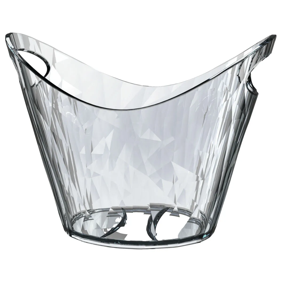 koziol Spumantiera Club Bucket Superglas; 6000 ml, 34.8x24.9x26.1 cm (LxLxH); trasparente