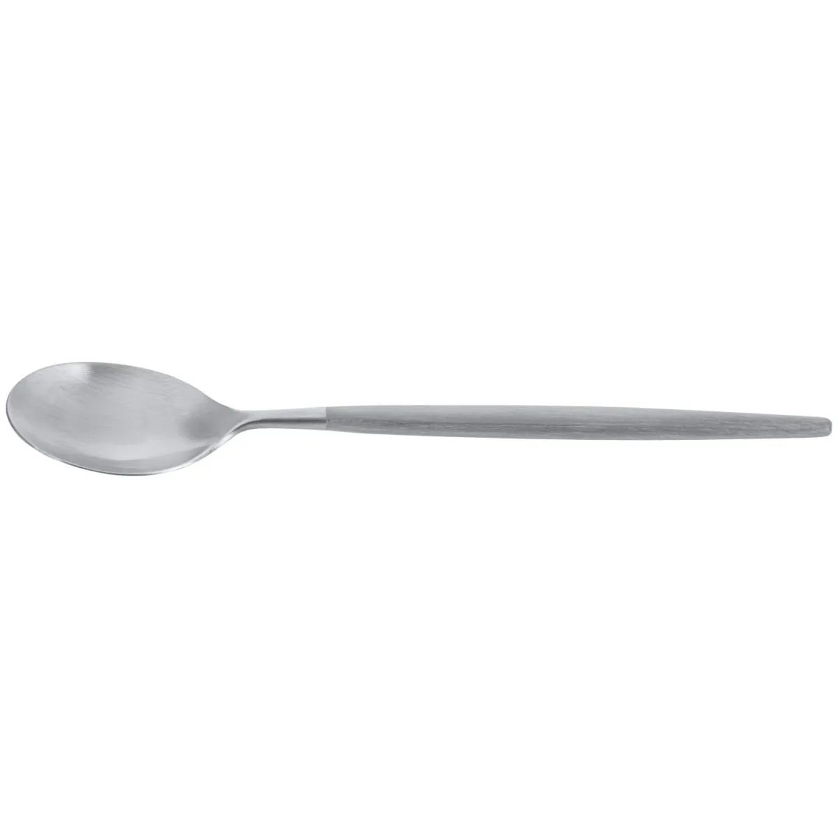 12x VEGA Cucchiaio da tavola Turin; 22.2 cm (L); acciaio inox/grigio, manico grigio; 12 pz. / Pacco