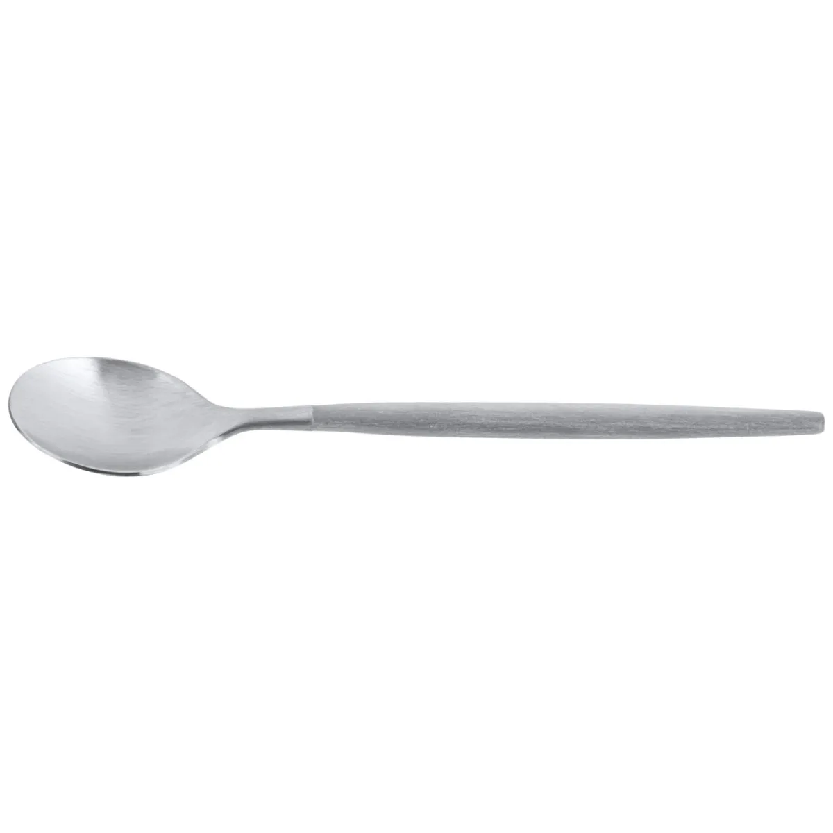 12x VEGA Cucchiaino tè Turin; 15.5 cm (L); acciaio inox/grigio, manico grigio; 12 pz. / Pacco