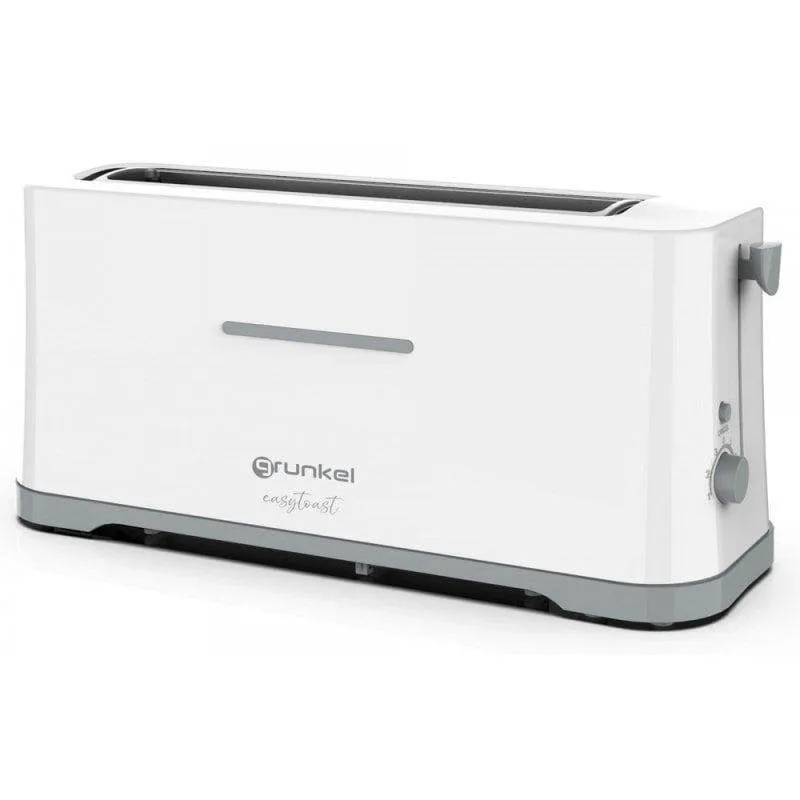 Tostapane Grunkel TS-40 EASYTOAST 1 Fessura Extra Larga 980 W 7 Livelli Raccoglibriciole Bianco
