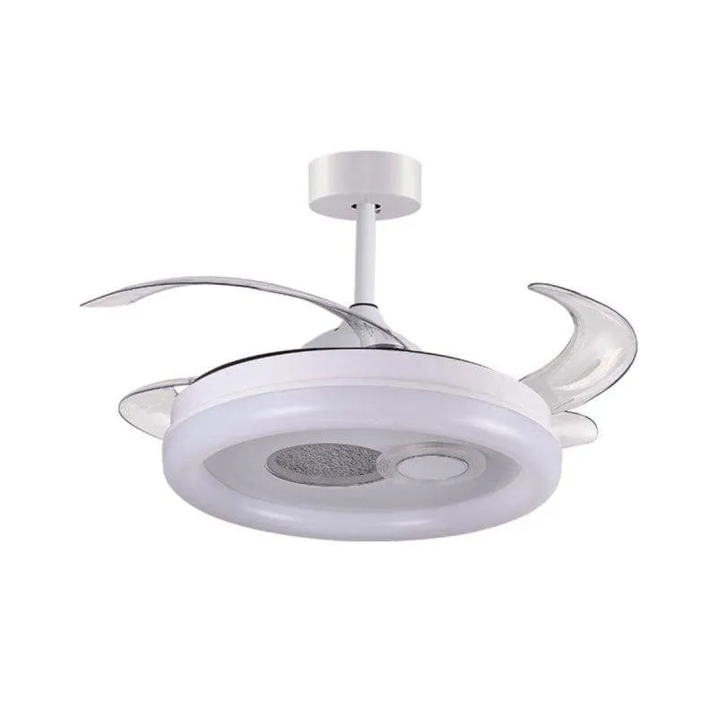 Ventilatore da soffitto Bel Air Hermes 108W LED 4 pale retrattili bianco