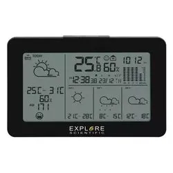 Stazione barometrica SMART Tuya Black WSH4103