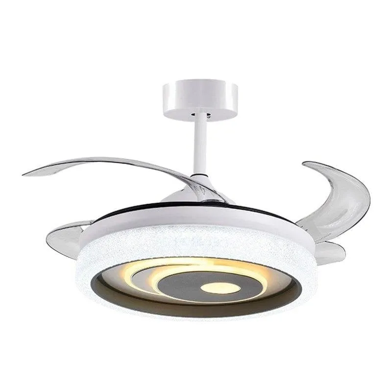Ventilatore da soffitto Bel Air Trio 72W LED 108cm pale retrattili bianco