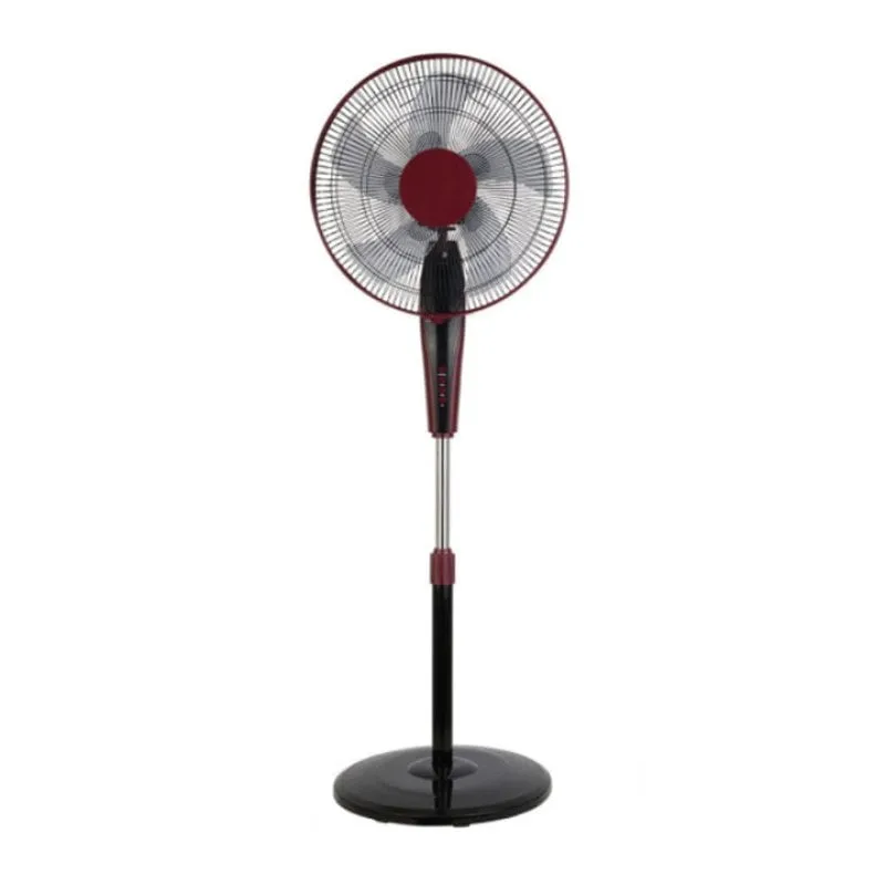 Ventilatore a Piantana IluminaShop 55W 5x2 Pale 3 Velocità Telecomando Timer Altezza Regolabile