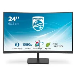 Monitor 23,6" ( LED 1920x1080 FULL HD 75Hz ) E LINE Curvo Black 241E1SC 00