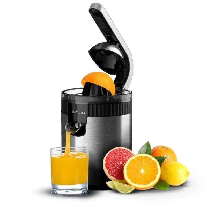 Spremiagrumi elettrico Cecotec Xqueeze RetroJuice 600 Steel 600W Acciaio Inossidabile