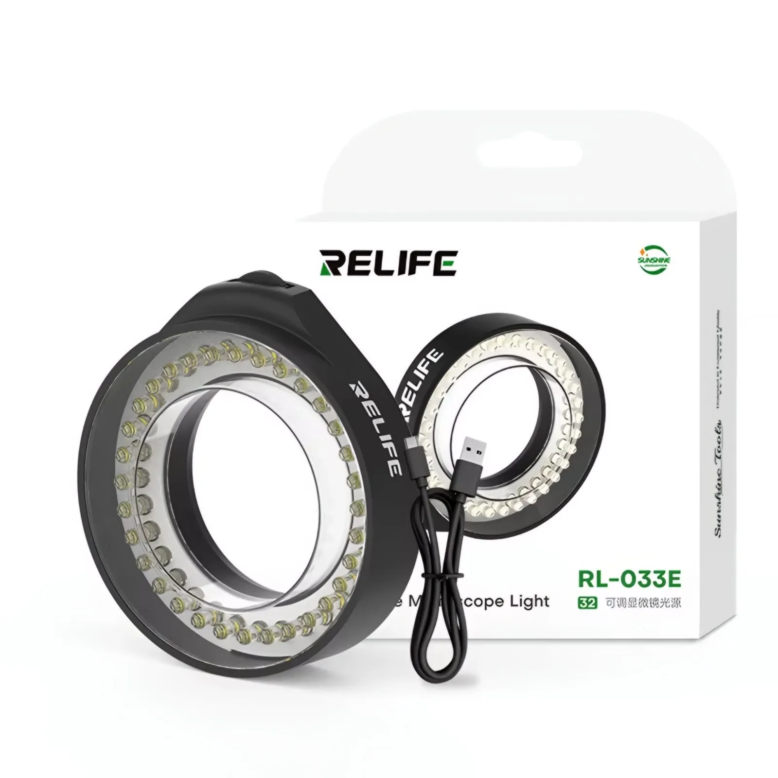 Lampada Relife RL-033E per Microscopio, Nera