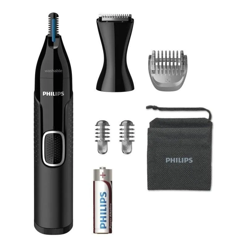 Tagliacapelli Naso e Orecchie Philips 5000 Series NT5650/16 Senza Fili 3 Pettini Impermeabile