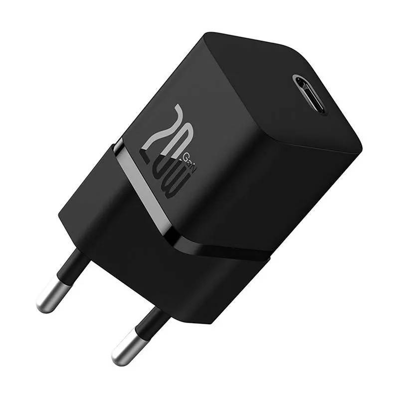 Caricabatterie rapido OS-Baseus GaN5 (mini) 1C 20W UE Nero