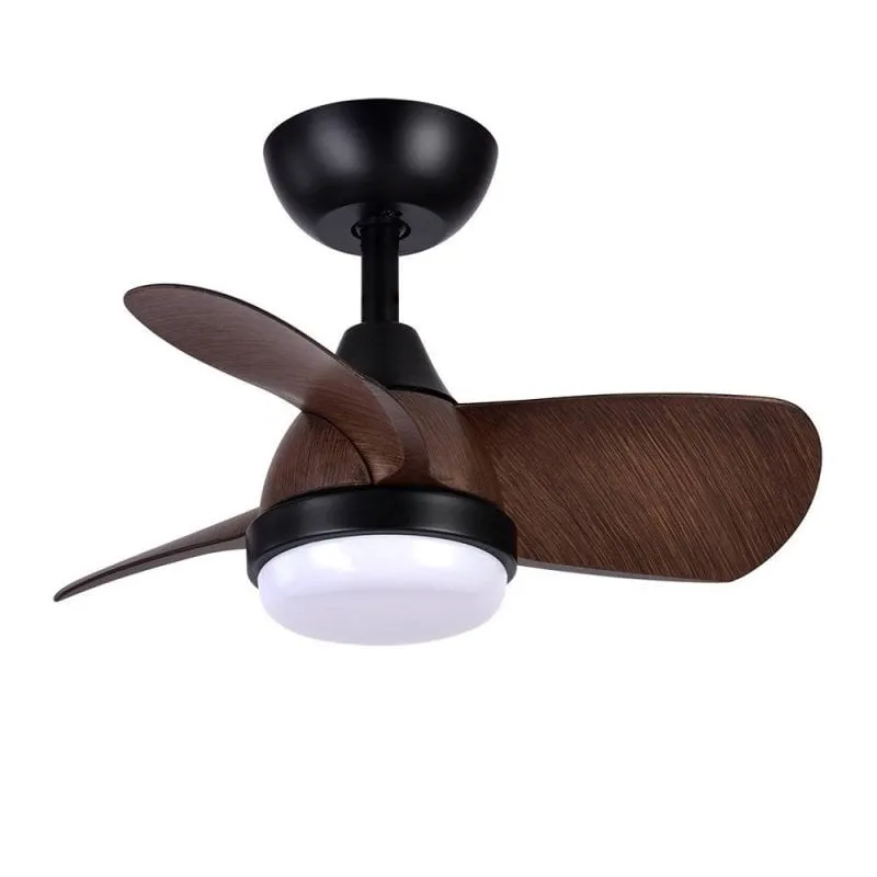 Ventilatore da Soffitto con Luce LED IluminaShop 24W 107cm 6 Velocità Telecomando Estate/Inverno