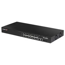 Switch di rete 18 porte SURVEILLANCE PoE+ Black IGS 5218PLC Gigabit (1000Base-TX)