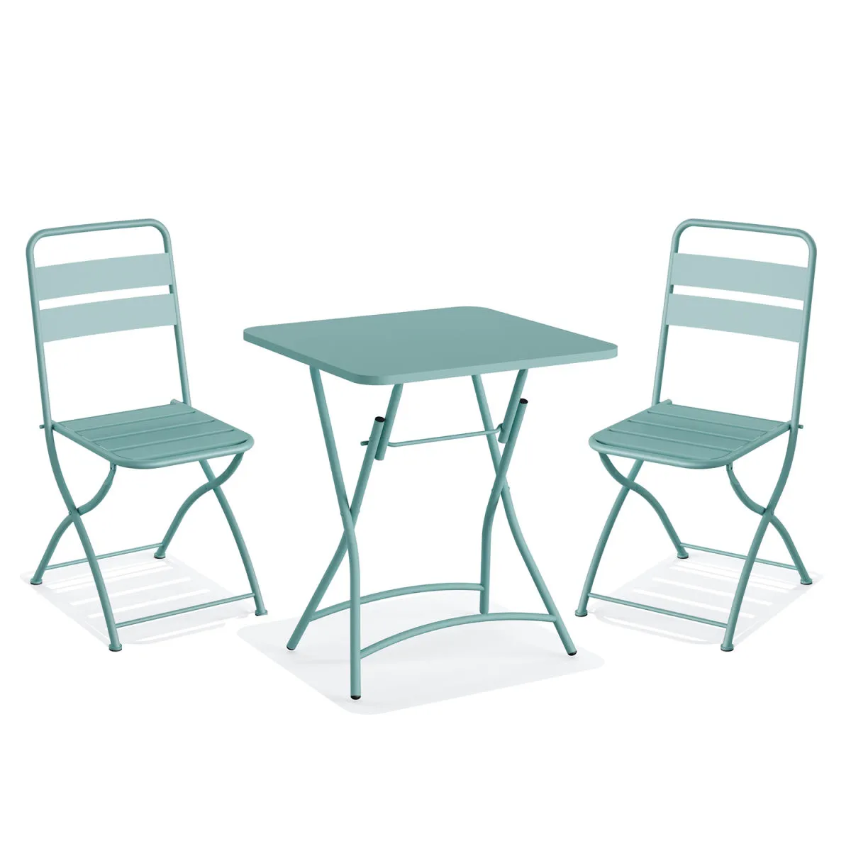 Feros Set tavolo e sedie da bistrot Breeze; blu