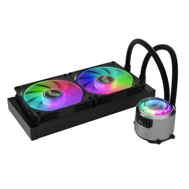 Refrigerazione Liquida Valkyrie Jarn 240 ARGB 2 Ventole Nero