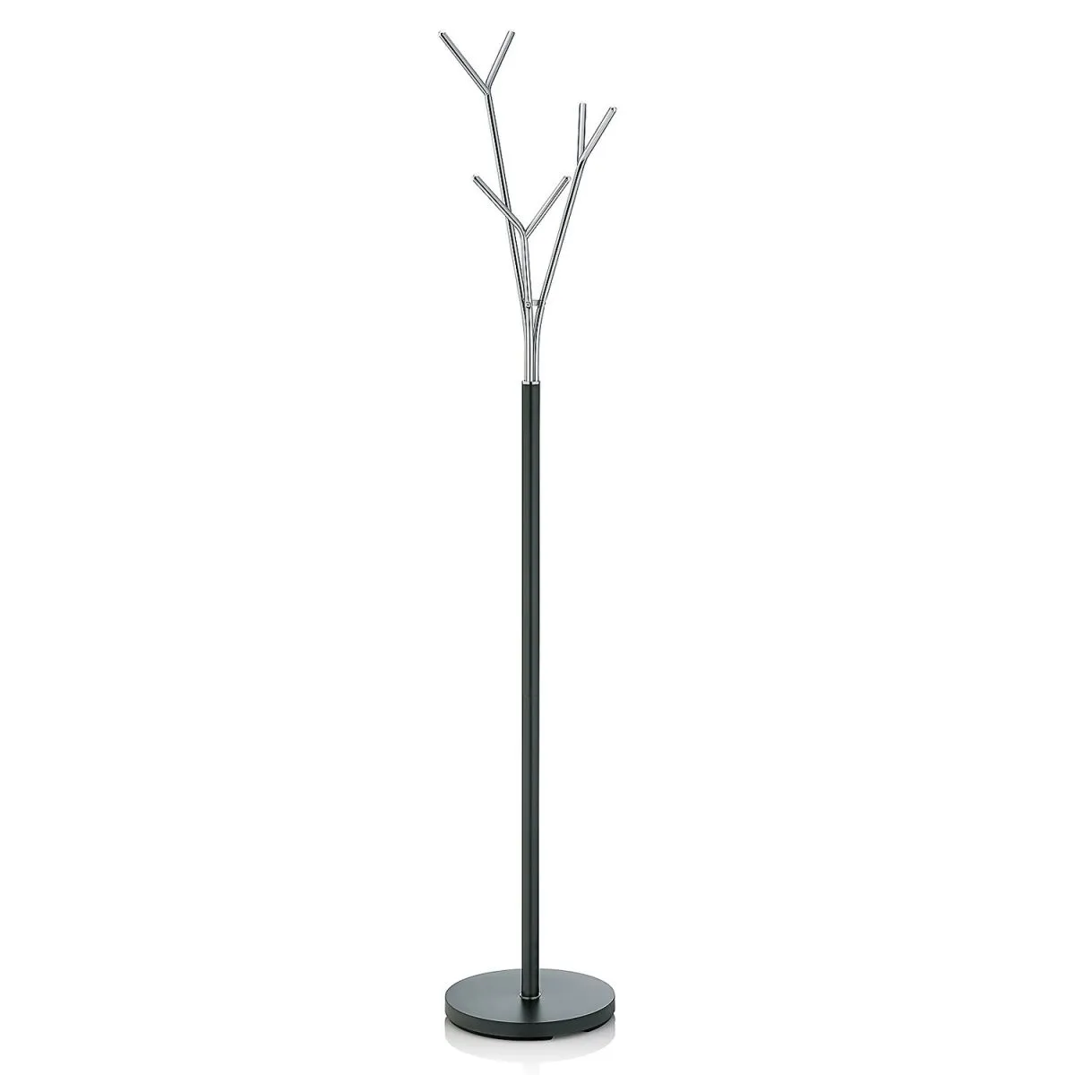 kela Portaasciugamani da bagno Sinerio in metallo; 30x30x30x173.5 cm (LxLxØxH); nero