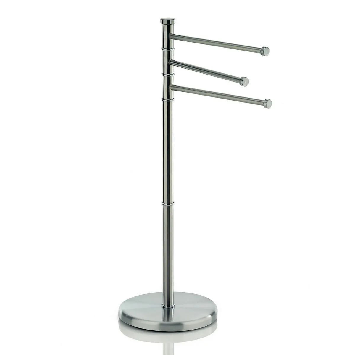 kela Portasciugamani Swing in acciaio inox; 28.5x85.5 cm (ØxH); argento
