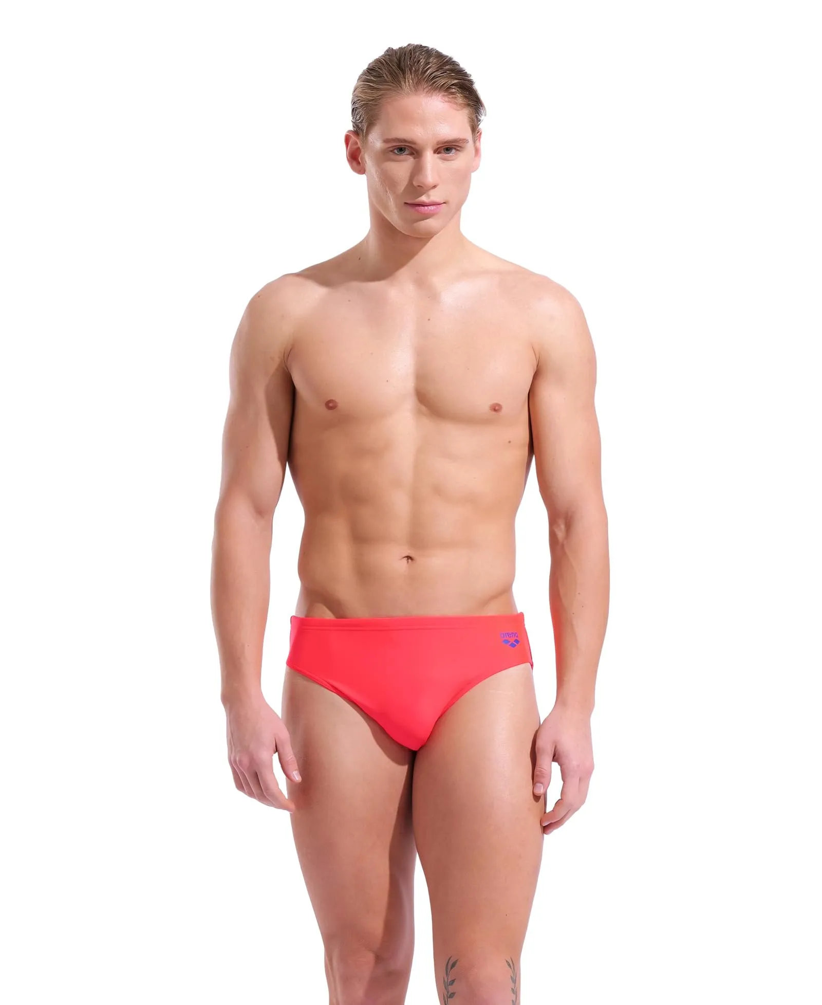 ARENA M Dynamo Brief R Fluo Red-Neon Blue 70
