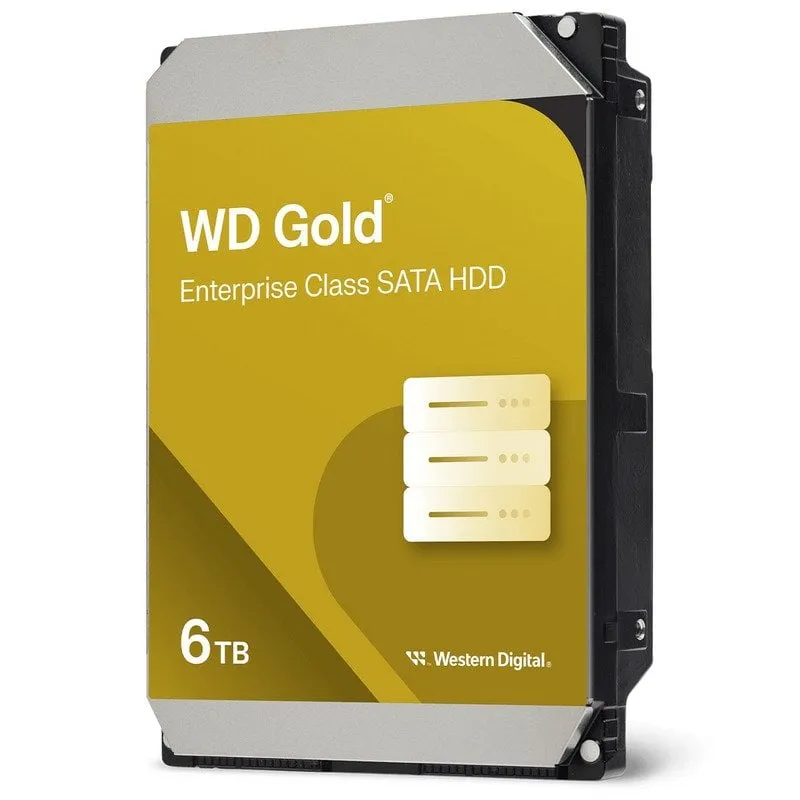 Western Digital Gold WD6004FRYZ disco rigido interno 3.5" 6 TB Serial ATA III