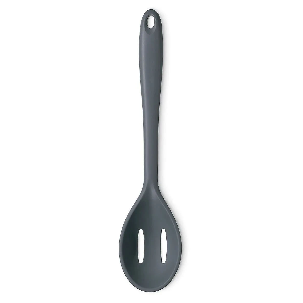 kela Cucchiaio da cucina Tom in silicone con fessura; 28x6 cm (LxL); grigio
