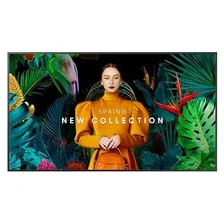 Display professionale 43" 3840x2160 UHD 4K QHC SERIES Crystal Signage Black LH43QHCEBGCXEN