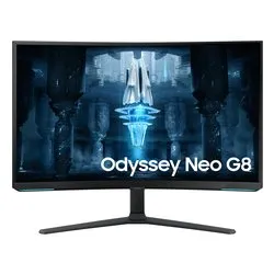Monitor 32" ( QLED 3840x2160 UHD 4K 240Hz ) ODYSSEY NEO G8 Curvo White e Black LS32BG850NPXEN