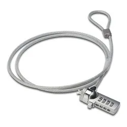 Cavo con lucchetto Combinazione Safety cable Silver EW1241