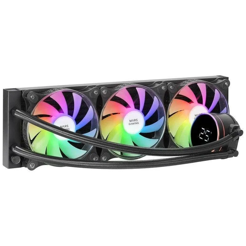 Refrigerazione Liquida Mars Gaming ML-LCD360 360mm 3 Ventole ARGB Display LCD