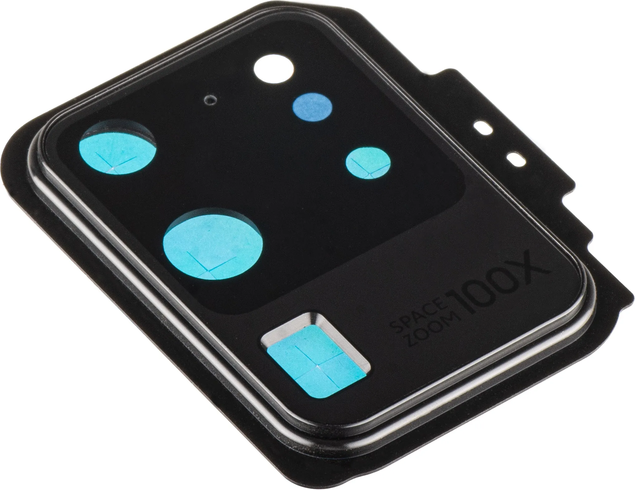 Vetro Fotocamera Posteriore Samsung Galaxy S20 Ultra 5G G988 / S20 Ultra G988, con Cornice, Nero