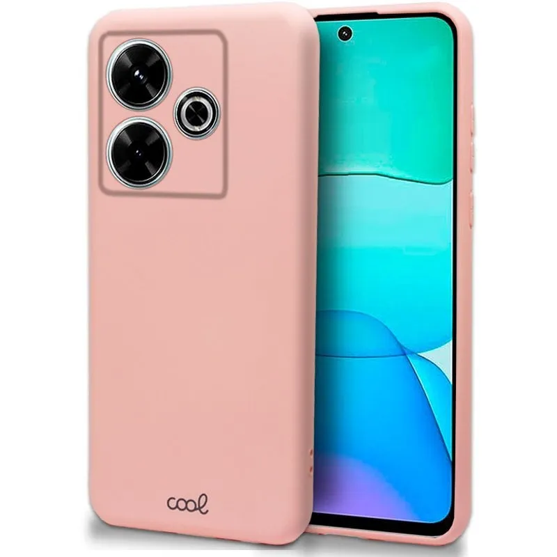 Custodia in silicone rosa fresco per Xiaomi Redmi 13 / Poco M6