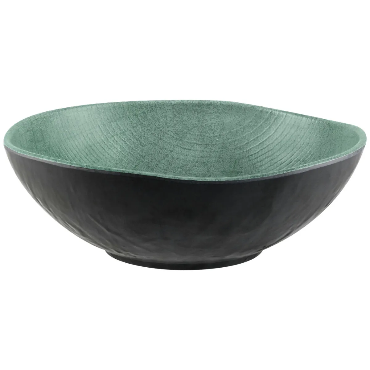 6x VEGA Ciotola Tuska rotondo; 2180 ml, 25.5x8.3 cm (ØxH); verde/grigio; rotonda; 6 pz. / Pacco