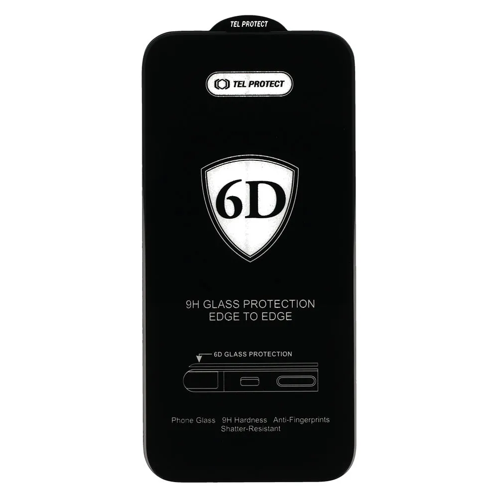 Pellicola protettiva per schermo OEM per Samsung Galaxy S26 Ultra S948, Vetro temperato, Full Glue, 6D, Nero