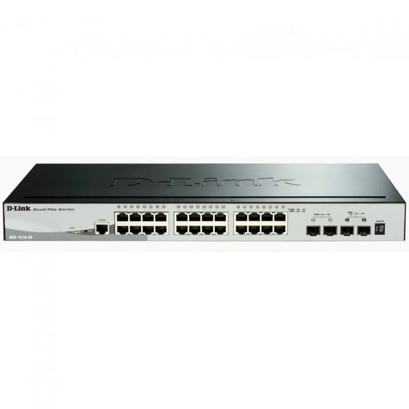 Switch gestito D-Link DGS-1510-28X/E L2/3 24 porte Gigabit + 4 SFP+