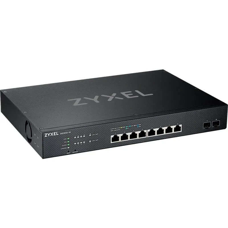 Zyxel XS1930-10-ZZ0101F switch di rete Gestito L3 10G Ethernet (100/1000/10000) Nero