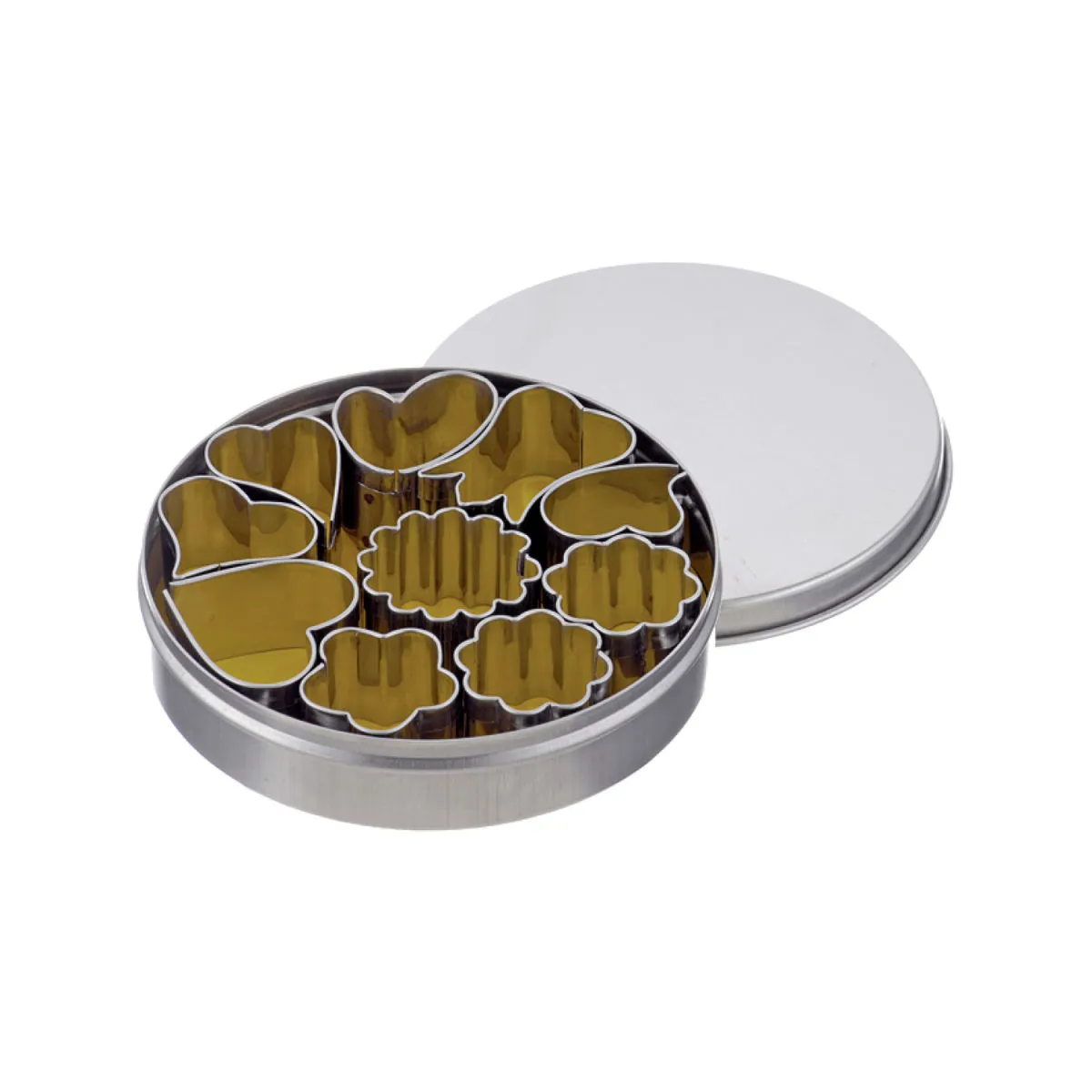 Schneider Set di formine decorative forme miste; 2 cm (H); acciaio inox