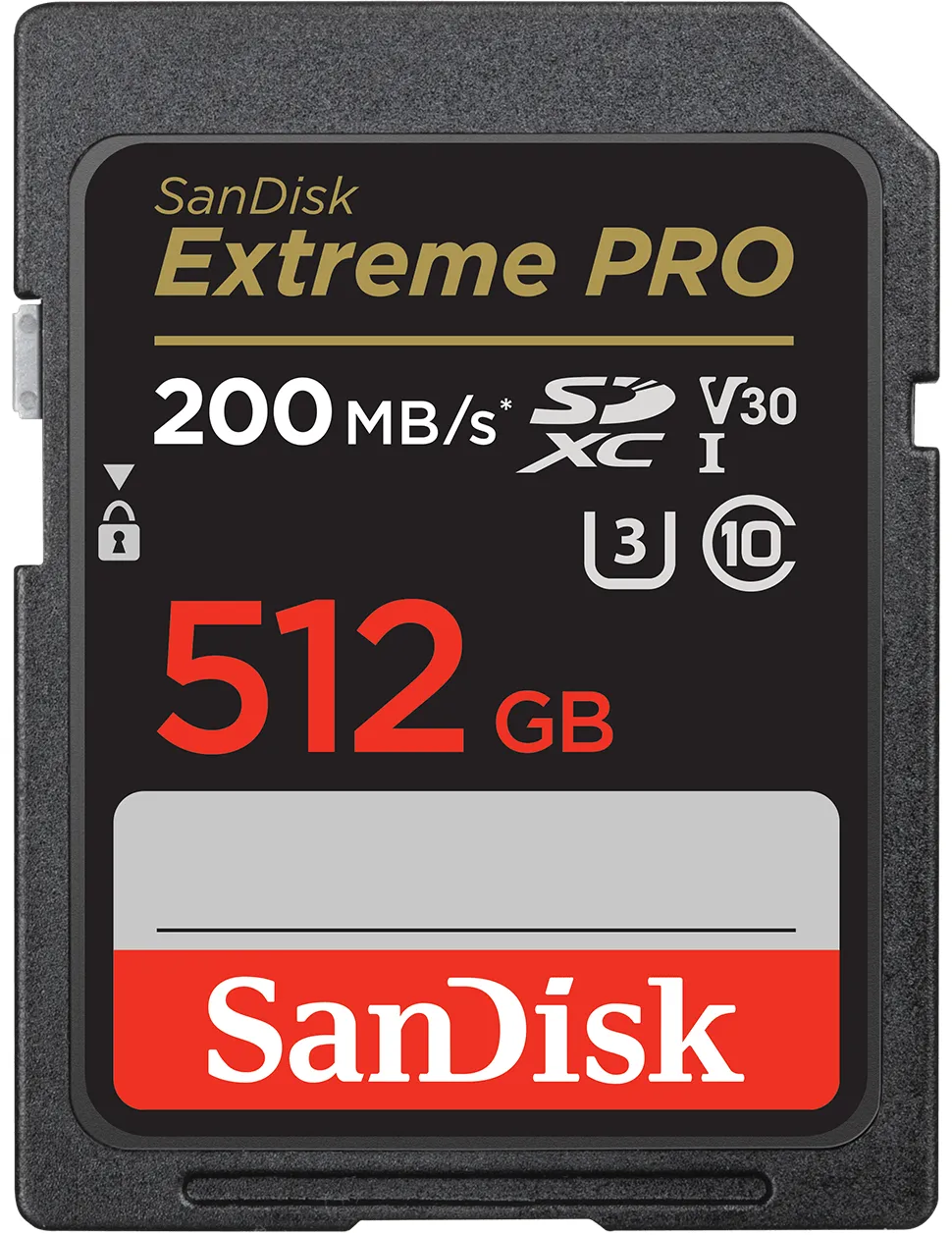 Scheda di memoria SDXC SanDisk Extreme Pro, 512Gb, Classe 10 / UHS-1 U3 SDSDXXD-512G-GN4IN