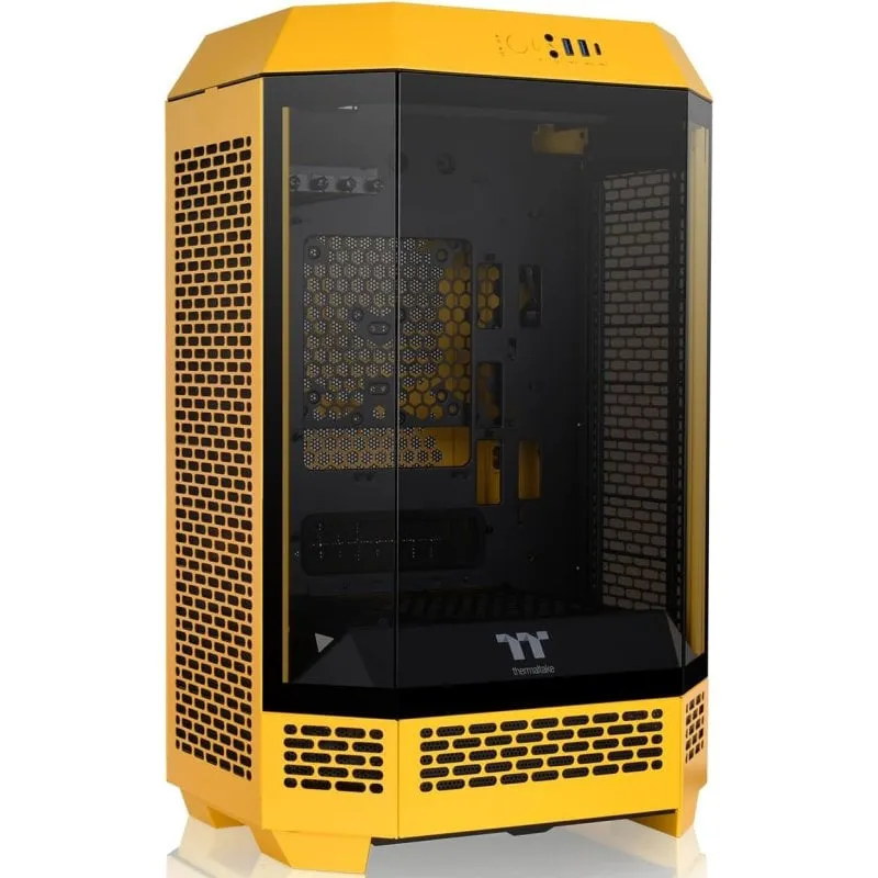 Thermaltake The Tower 300 Bumblebee Miniitx 2xusba 3.2 Custodia Senza Alimentatore Nero