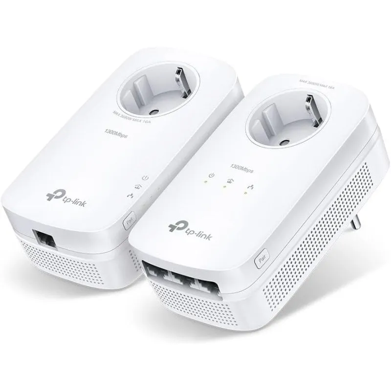 TP-Link TL-PA8033P KIT adattatore di rete PowerLine 1300 Mbit/s Collegamento ethernet LAN Bianco 2 pz