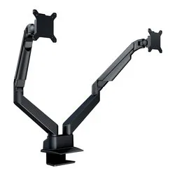 Supporto monitor TV scrivania ( 20 Kg ) VESA 100 x 100 MULTIBRACKETS Gas Lift Arm Dual Black 3965