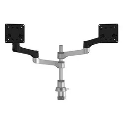 Supporto monitor TV scrivania ( 8 Kg ) VESA 100 x 100 ZEPHER Double Silver e Black RGOVLZE4TWSI