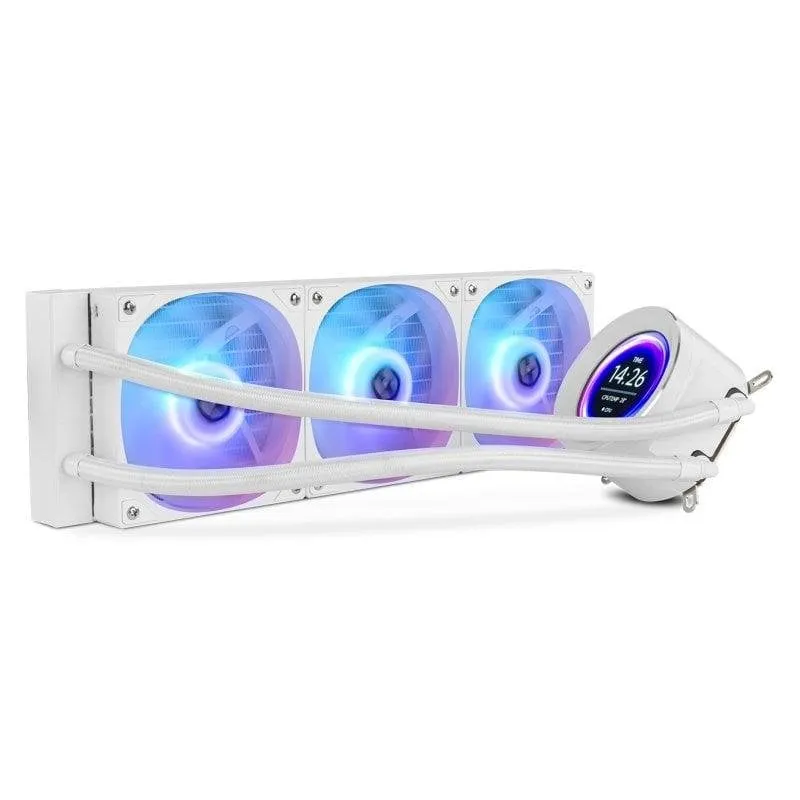 Refrigerazione Liquida NOX Hummer X-360 LCD 360mm 3 Ventole Bianco