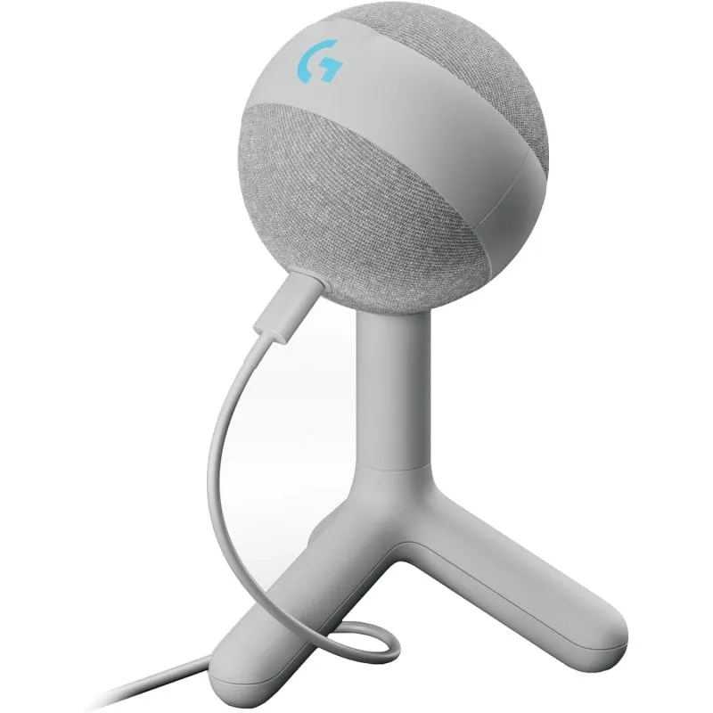 Microfono da gioco a condensatore USB Logitech G Yeti Orb LIGHTSYNC RGB bianco