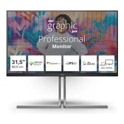 Monitor 31,5" ( IPS 3840x2160 UHD 4K 60Hz ) GRAPHIC PRO Black e Gray U32U3CV
