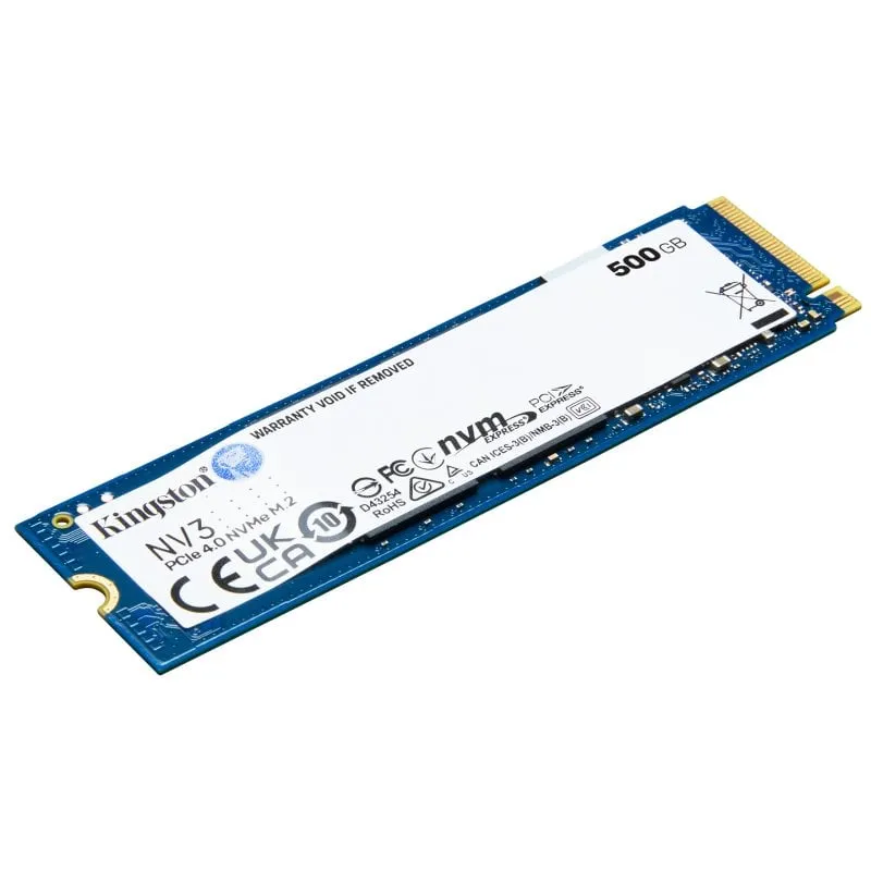 Kingston Technology NV3 500 GB M.2 PCI Express 4.0 NVMe 3D NAND