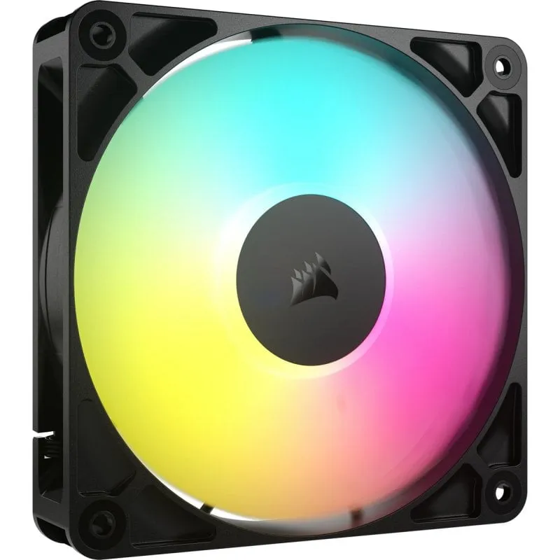 Ventola supplementare Corsair RS120 ARGB PWM 120 mm nera