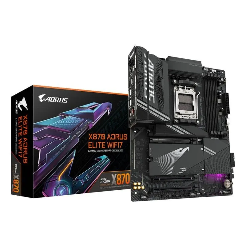 Schede Madri Gigabyte X870 AORUS ELITE X870 AM5 DDR5 ATX WiFi 7 PCIe 5.0 RAID